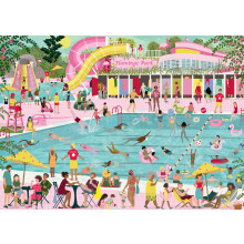 Flamingo Park 1000 Piece Jigsaw Puzzle for Adults and Kids Age 12 Years Up