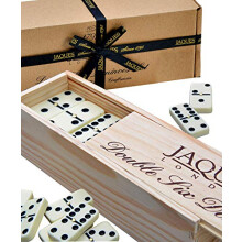 Dominoes Set | Complete D6 Dominoes Game for Children & Adults | Dominos Set with Sliding Lid | Traditional Games | Since 1795