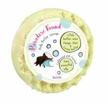 Body Buffer Soap Infused Sponge 2 in 1 Cleanse Exfoliate Moisturising Triple Butter Soap Sponge with Soap Inside Paradise Found