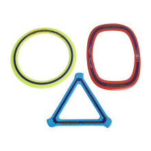 3-Piece Flying Ring Combo Pack with Pro Ring, Orbiter Boomerang, and Pro Blade, Lightweight Kids Toys for Disc Golf & Outdoor Games, Ages 5+