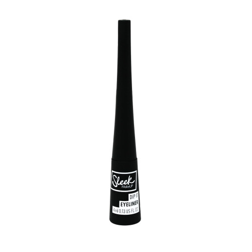 MakeUP Dip It Liquid Eyeliner, Fast Drying Smudge Proof Formula, With Easy to Control Felt Tip, Black, 4ml