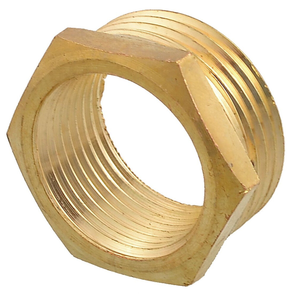 Sourcingmap 25Mm Female To 32Mm Male Thread Adapter Fitting Brass Tone 696738699007