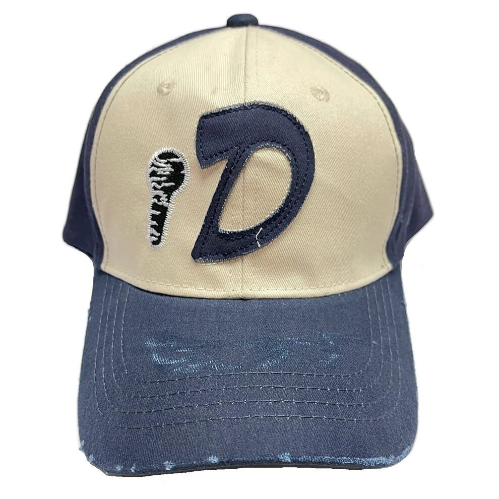 Gorra De B Isbol Desgastada Clementine D De Costumebase, Gorra De Camionero Envejecida, Sombrero, Sombrero Azul De The Walking Dead-image