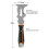 14 in 1 Paint Scraper Tool-Painters Tool,Stainless Steel with Soft Rubber Grip 2