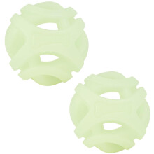 Air Glow Fetch Ball Dog Toy, Medium (2.5 Inch) Pack of 2, for Breeds 20-60 lbs