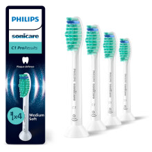 Sonicare C1 ProResults, Genuine Replacement Toothbrush Heads, White, 4 Pack, HX6014/87
