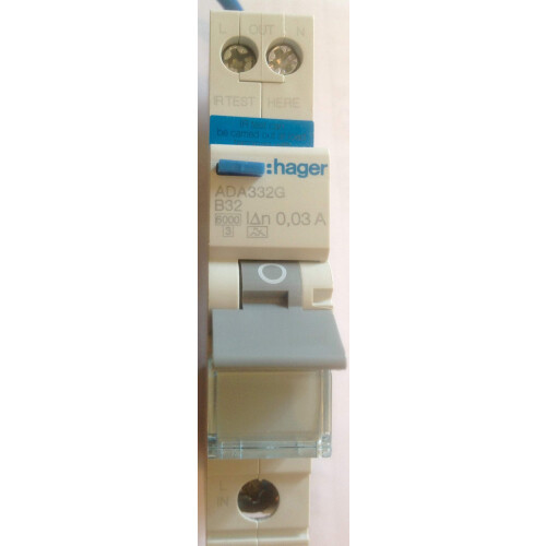 ADA332G B32 Miniature RCBO 32A Type B 30mA 101299