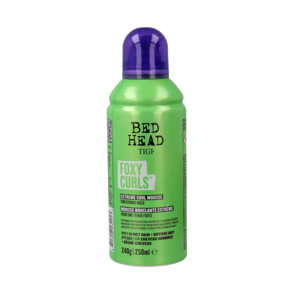 Bed Head By Tigi - Foxy Curls Curly Hair Mousse - Strong Hold - Protects Against Frizz - 250 Ml