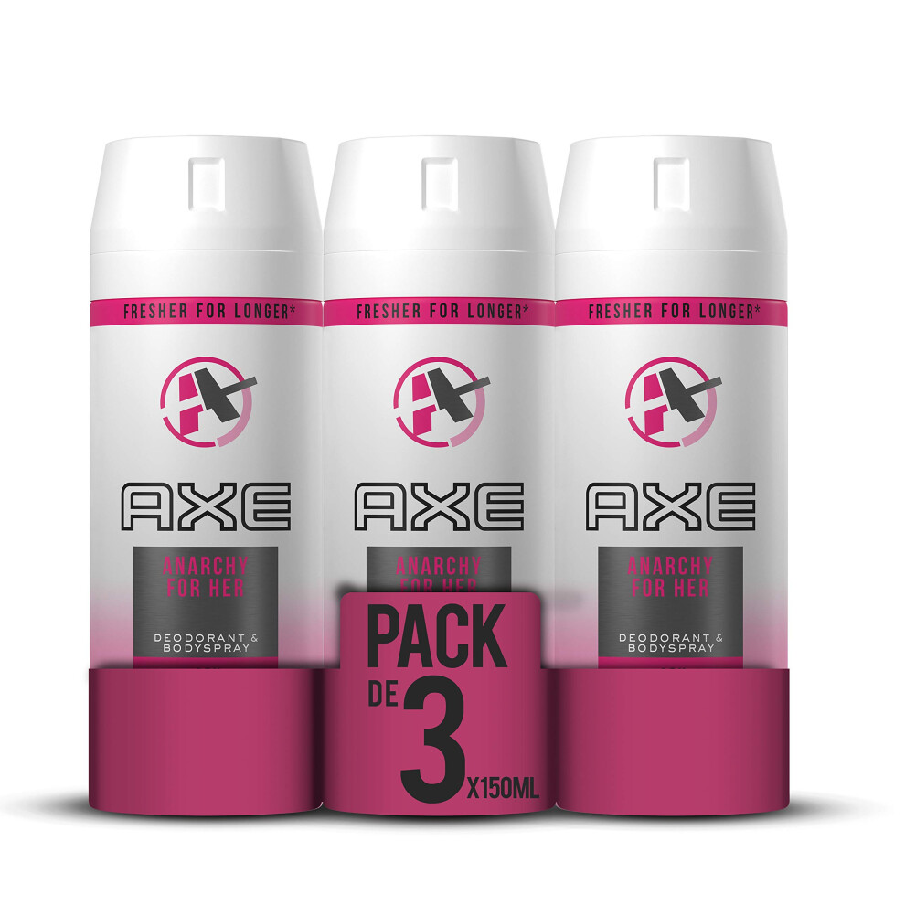 Axe Deodorant 150 Ml (Paquete De 3)