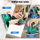 Sanding Sheets for Electric Sander: 48Pcs Hook and Loop Sandpaper 93 x 185 mm - Rectangular Sander Pads with 8 Holes Assorted 7