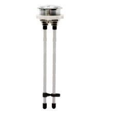 Chrome Dual Flush Toilet Push Button 17cm Long Trimable to fit 38-42mm Cistern Hole