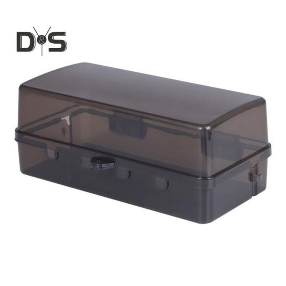 (black) Outdoor Waterproof Power Strip Box Rain-proof Weather Proof Wall Mount Electrical Box Protector Power Cable Management Wiring Board Box