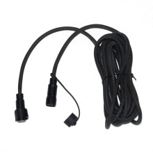 5m ConnectPro Mains Voltage Festoon Connectable Black Extension Lead