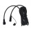 5m ConnectPro Mains Voltage Festoon Connectable Black Extension Lead 1