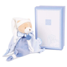 DOUDOU ET COMPAGNIE Cherry e Petit Chou - Clip per ciuccio in velcro Teddy Bear Petit Chou