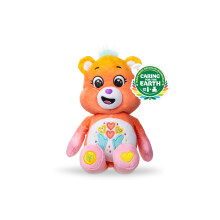 Basic Fun Thankful Heart Bear Plush – 22cm Fun Size Sparkle Plushie – Soft Toy with Glittery Heart Belly Badge – Collectible Gift for Kids &