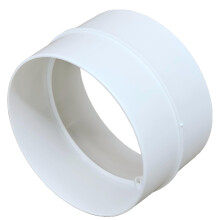Round Connector 100mm - 4 inch Dia. Connector for Duct Pipe or Flexible Ducting Hose