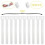 120PCS 15x2CM Loop Cable Ties Reusable Adjustable Tie Wraps Adjustable Multipurpose Hook and Loop Securing Straps for Long Cable Wires Storage 2