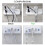 120PCS 15x2CM Loop Cable Ties Reusable Adjustable Tie Wraps Adjustable Multipurpose Hook and Loop Securing Straps for Long Cable Wires Storage 5
