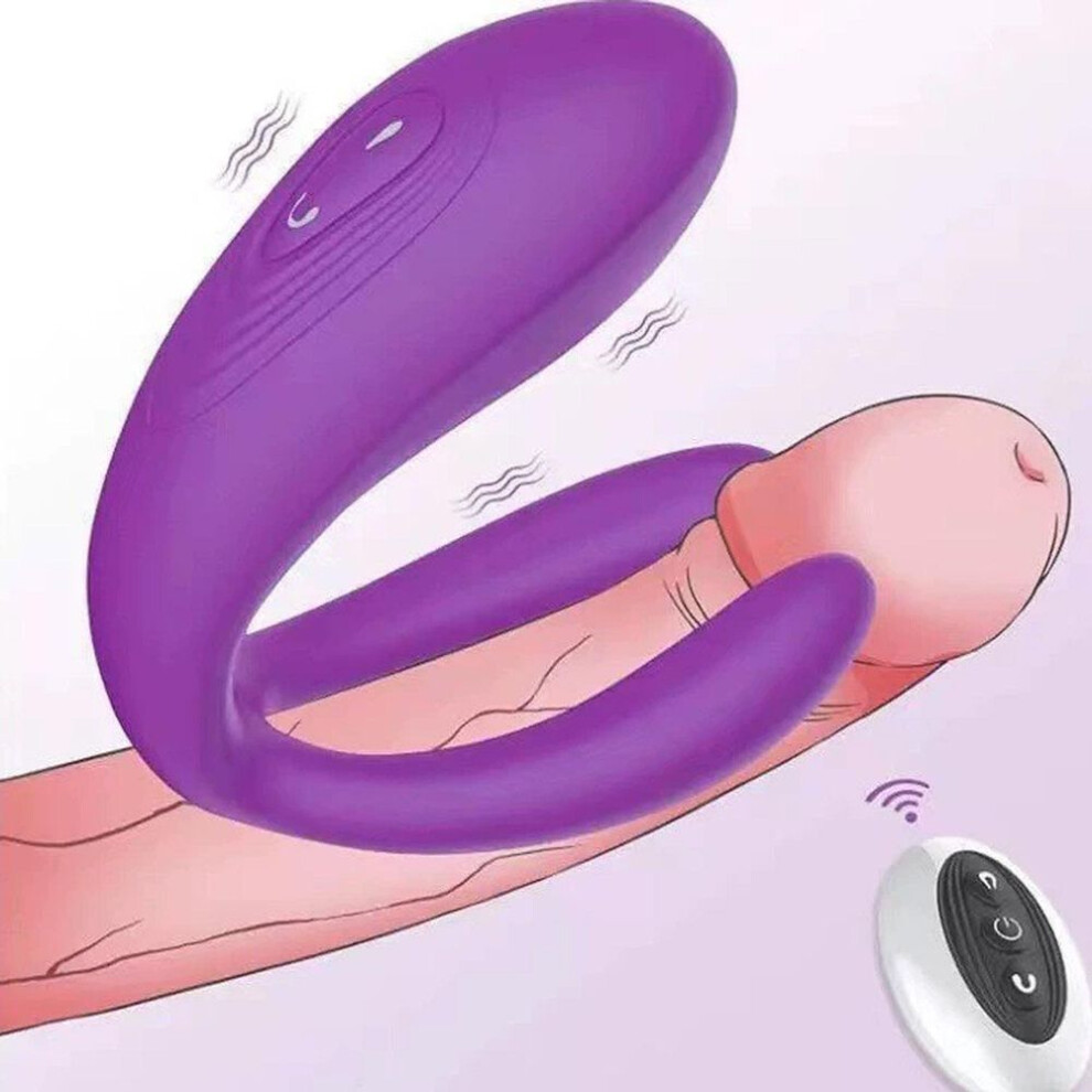 (purple) Wearable Remote Control Vibrator - G Spot Vibrator Clitoral Penis Vibrator With 10 Powerful Vibrating Dildos Adult Sex Toys For Women Couples