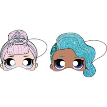 LOL Glitterati -paperinaamiot 6 kpl.