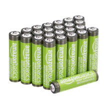24-Pack Rechargeable AAA NiMH High-Capacity Batteries, 850 mAh, Recharge up to 500x Times, Pre-Charged