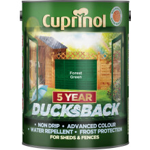 Ducksback 5 Year Waterproof for Sheds and Fences, 5 L - Forest Green