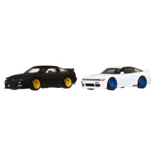 Hot Wheels Premium Car Culture Paquete de 2 vehνculos a escala 1:64 Parejas ϊnicas Jinetes reales Neumαticos Metal/Chasis de metal Coleccionistas