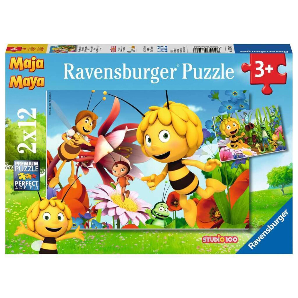 Ravensburger 07594 2 "Maya The Bee on The Flower Meadow Puzzle (24-Piece) - Image 2