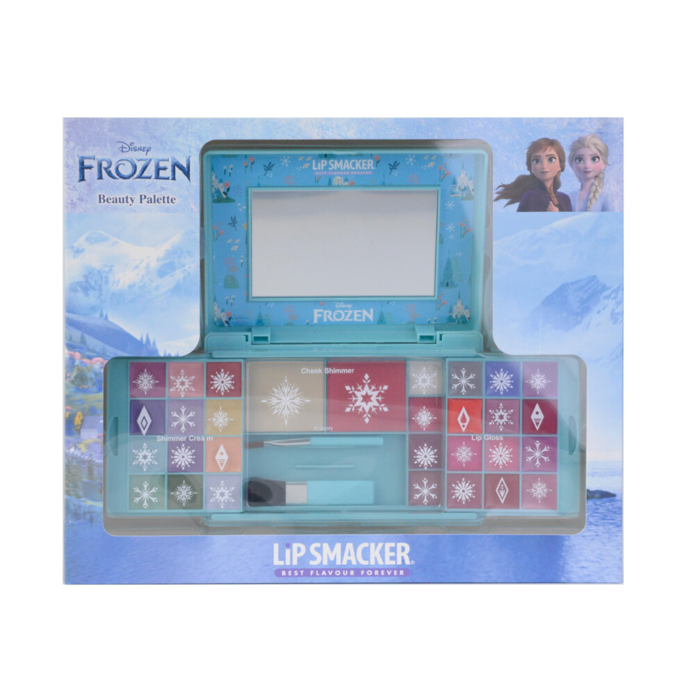 Lip Smacker Frozen Beauty Palette, Make-Up Giftset Including Colorful Lip Glosses, Shimmer Creams, Blush & Bronzer For Your Kids' Princess Look, Make-Up