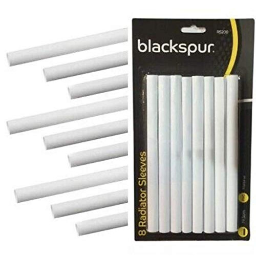 2 X Radiator pipe covers sleeves white 15mm - 8 pack