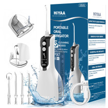 Water Flossers for Teeth Cordless Oral Irrigator Dental Flosser with 5 Modes, 360ML Portable Dental Water Flosser with 4 Jet Tips & USB Rechargeable
