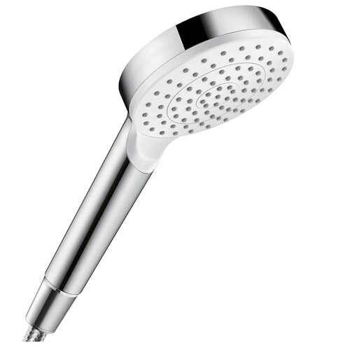 Hansgrohe Crometta Hand shower 100 1 spray water-saving 6 l/min, white/chrome, 26334400