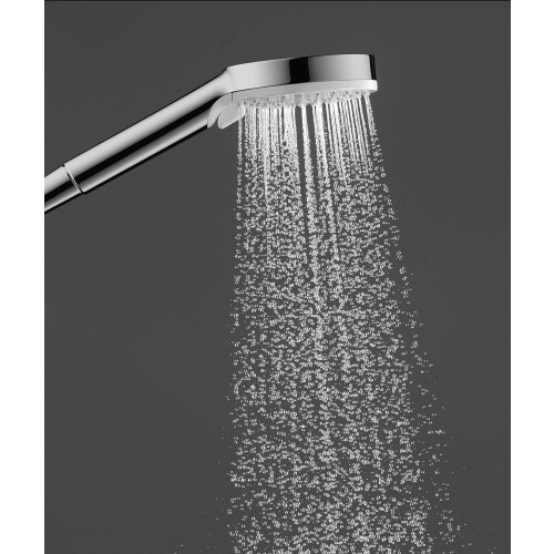 Hansgrohe Crometta Hand shower 100 1 spray water-saving 6 l/min, white/chrome, 26334400 1