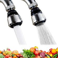 2 Pcs Kitchen Tap Spray Head,Universal Adjustable 360 Degree Kitchen Tap Aerator Faucet Tap Aerator 2 Modes (Shower and Jet) Faucet Sprayer Attachment