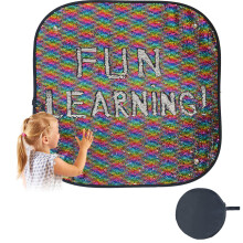 Sensory Wall | Sensory Wall Sequin Flip Fabric for Kids | Sequin Fabric Sensory Wall | Reversible Sequin Fabric | Sensory Wall Panel | Reversible