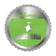 FURY210-TCT Multi-Material Blade For Mitre Saws, Cuts Metal, Plastics, Laminates, Wood (Even with Embedded Nails), Carbide Tipped, 210 mm