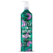 - Natural Shampoo Aluminium Bottle - Vegan & Cruelty Free, No SLS or Parabens - 500ml, Lavender & Geranium