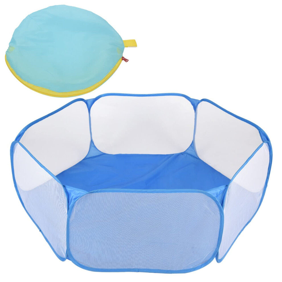 Zerodis Kids Ball Pit, Playpen Ball Pit Pool Folding Ocean Ball Play Tent Portable Collapsible Storage Ocean Ball Pit Pool Cartoon Baby Tent Funny Gift For
