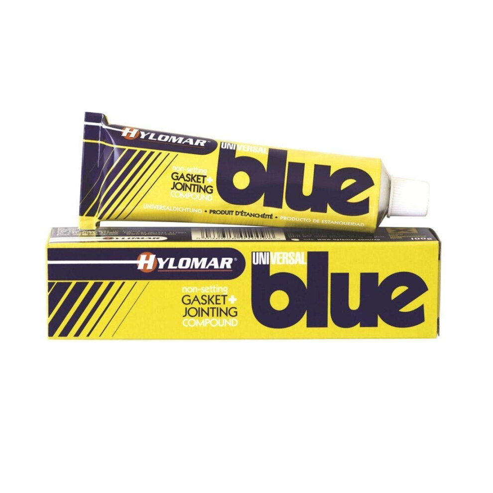 Blue Hylomar Universal Gasket Jointing Compound Boxed 40G 00589 780989275704