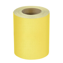 Yellow Sandpaper Abrasive Roll / 93mm x 5m / 1 roll / P120 /sanding of hardwood, softwood, paint, filler, plastic