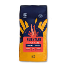 Ground Coffee 1kg, Super Blend - Ground Coffee for Cafetiere V60 Aeropress, Single Origin Arabica Beans, Freshly Hand Roasted Speciality Grade, Medium