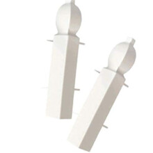 1 x White Satin Roomline External 90 Corner PVC skirting Board Joint - Hassle-Free Fitting. Zero-Maintenance. Realistic Woodgrain Finish.