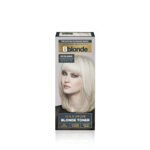 Bblonde Maximum Colour Ice Blonde Toner - Non Permanent Hair Toner for Pre Lightened & Naturally Blonde Hair, Cool Blonde Hair Dye with No