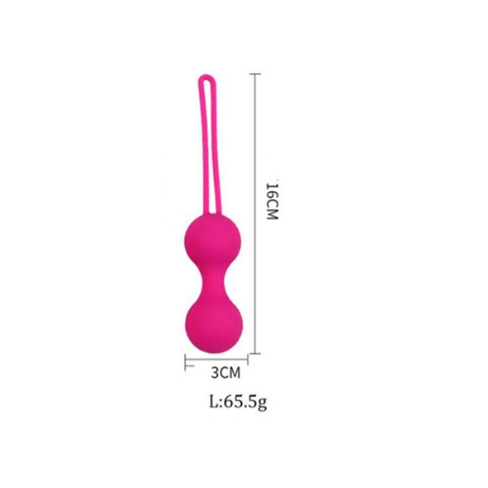 (rose red, Large) Smart Vaginal Exercise Massager: Firming Dumbbells & Protection Balls for Women
