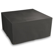 All-Weather Extra Large Modular 4 Seater Cube Set Cover, 100% Waterproof, UV Protected, Heavy Duty 600D Oxford Fabric, L134 W134 H65cm, 6AM655C