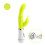 (yellow, Battery Version) Dual Shock Rabbit Vibrator Massager for G-Spot Stimulation 1
