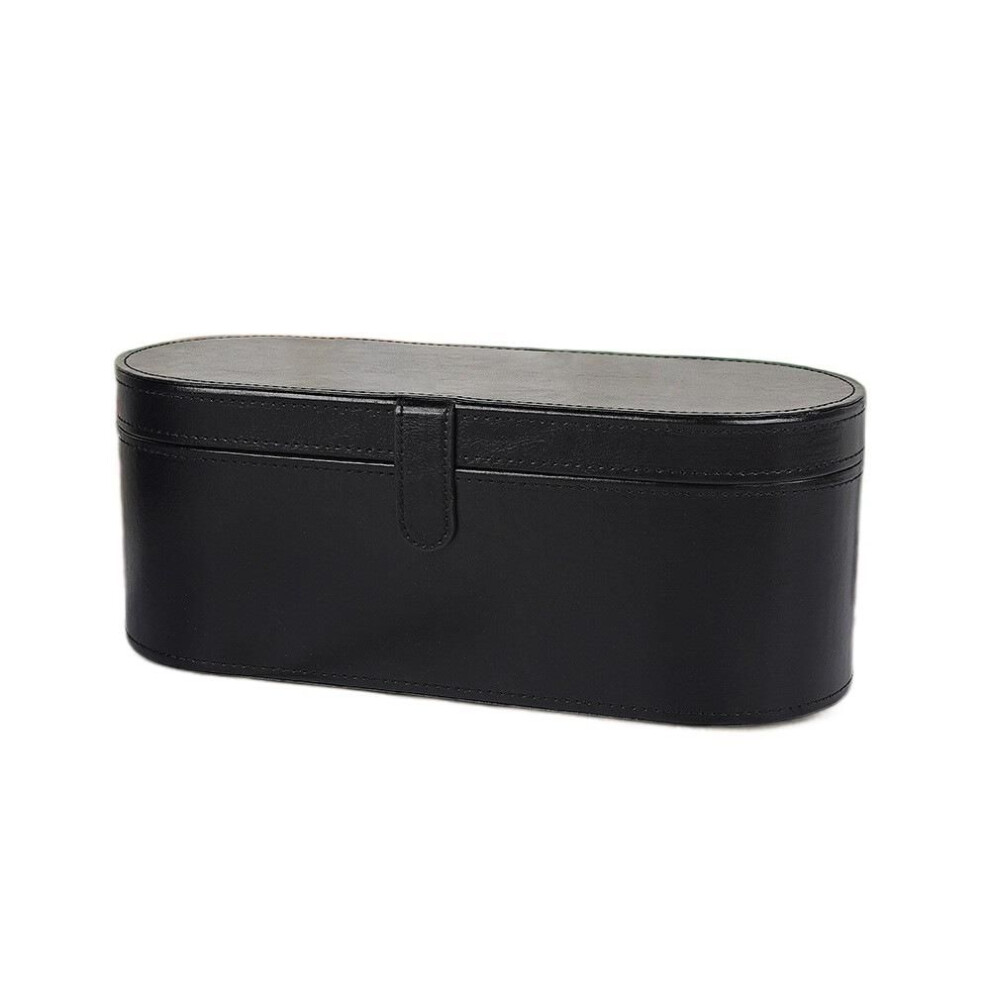 (black) Pu Hair Dryer Storage Box Hot Air Brush Organizer  For Dyson Supersonic Hairdryer Fits Accessories