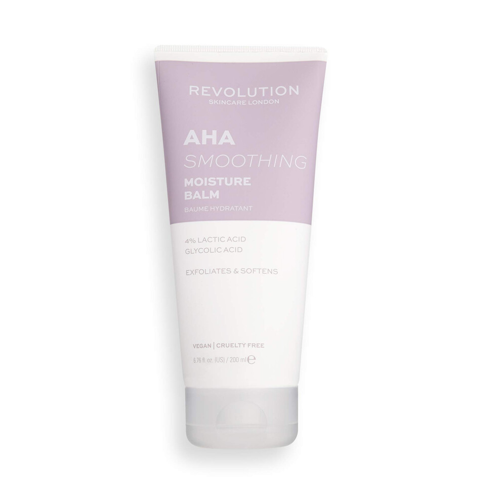 Revolution Beauty London Skincare Aha Smoothing Moisturising Balm 200 Ml