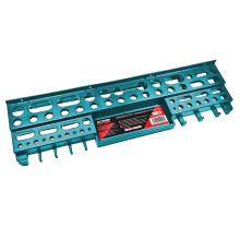 Strong Tool Holder – Wall Rack for Tool Storage | 610 x 160 x 60 mm | Heavy-Duty Shelf with Universal Hooks | Max Load 25 kg
